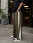 Olive Straight Cut Joggers