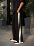 Classic Black Straight Cut Joggers